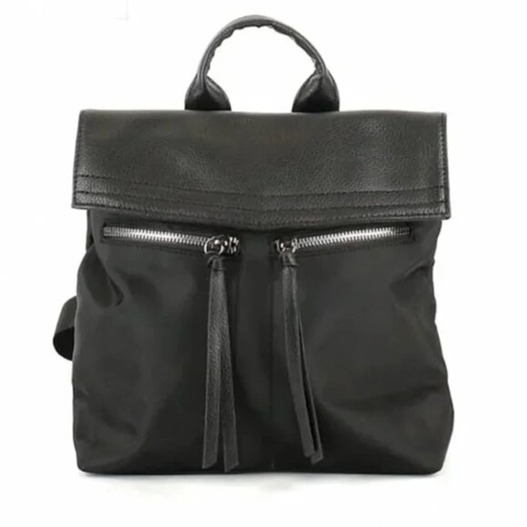 Botkier Handbags - Botkier New York Nylon Backpack - Black - 9 x 11 x 3.5”